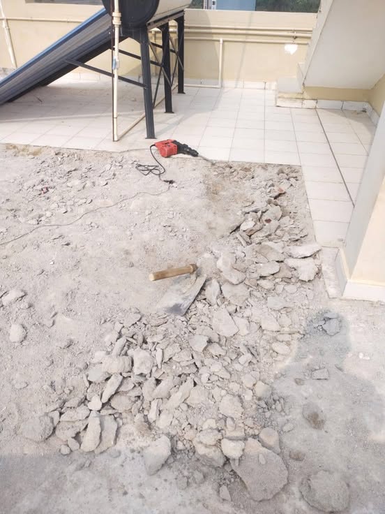 Before Waterproofing